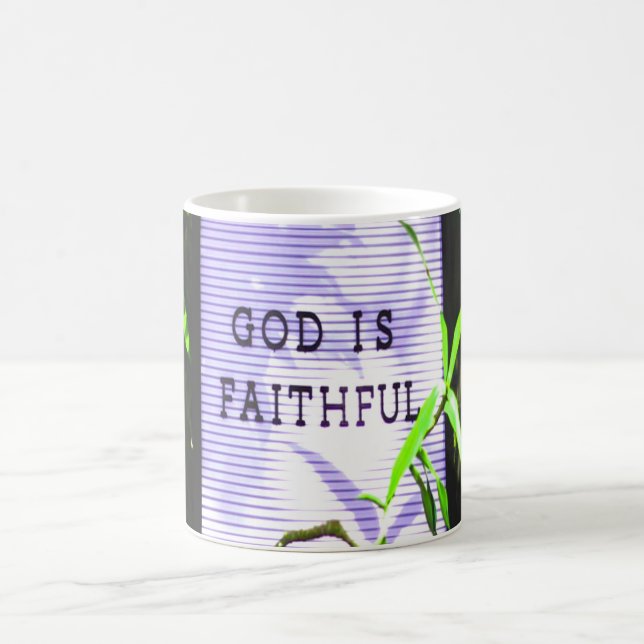 Gott ist treu Christlich Kaffeetasse (Mittel)