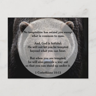Gott ist treu in Versuchung Postkarte