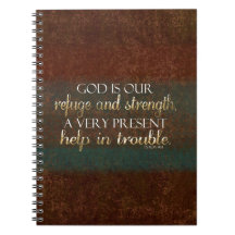 Gott ist unsere Zuflucht Christliche Verse Brown/G