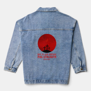 Gott ist unsere Zuflucht und Stärke Jeansjacke
