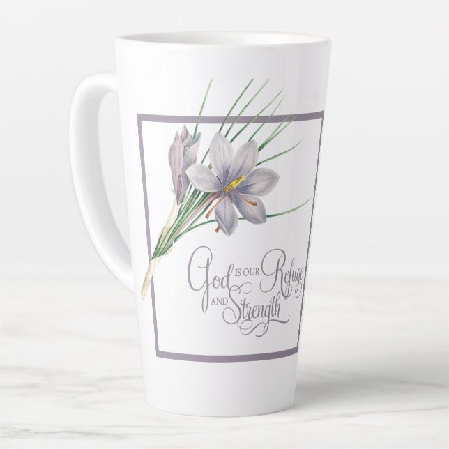 Gott ist unsere Zuflucht und Stärke Milchtasse (Linke Ecke)