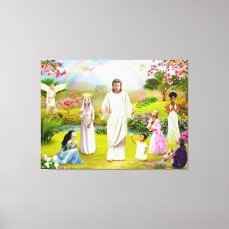 Gott Jesus Christus Bibel Engel Christentum Religi Leinwanddruck
