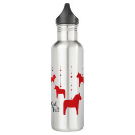 Gott jul! Dala Pferd Wasserflasche aus nicht roste Edelstahlflasche