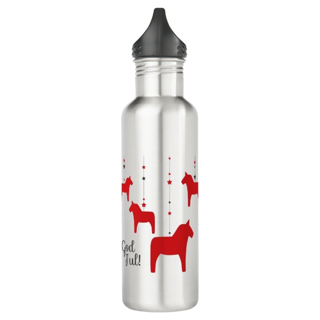 Gott jul! Dala Pferd Wasserflasche aus nicht roste Edelstahlflasche (Links)