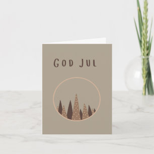 Gott jul (julkort) Schwedens Weihnachten Karte