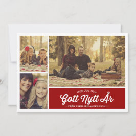 Gott Jul och Gott Nytt År hälsning