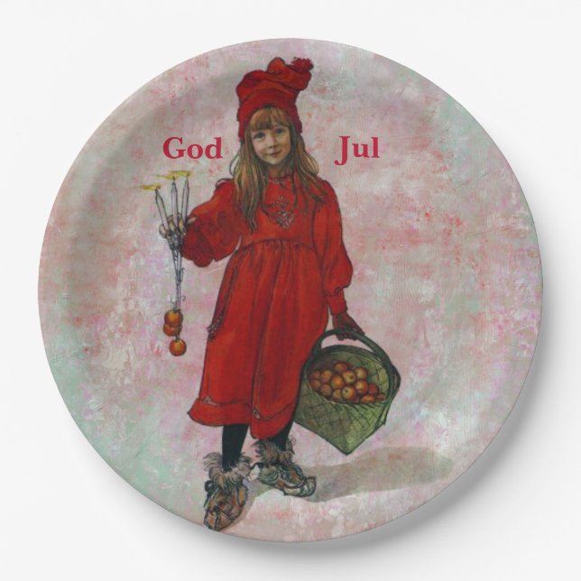 Gott Jul Pappteller (Vorderseite)