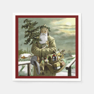 Gott-Jul-Schwede Sankt Serviette