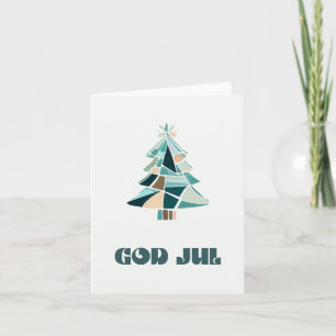 Gott Jul, skandinavisches Weihnachten Karte