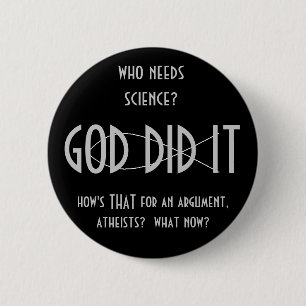 GOTT knöpfte ES (Entwurf 1) Button