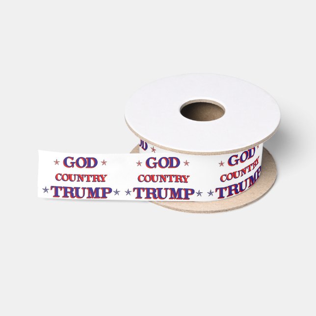Gott-Land-Trumpf Satinband (Spule)