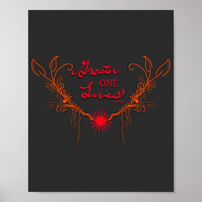 Gott lebt in mir poster (Vorne)