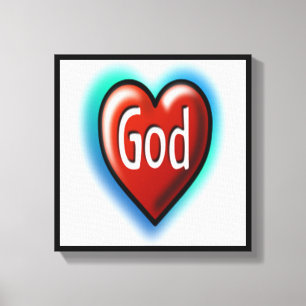 GOTT LEINWANDDRUCK