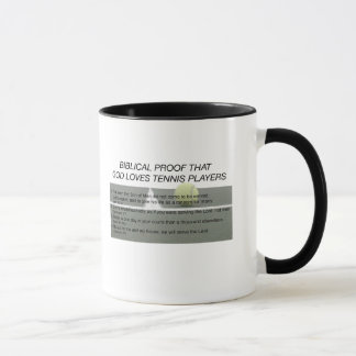 Gott-Liebe-Tennis-Tasse Tasse