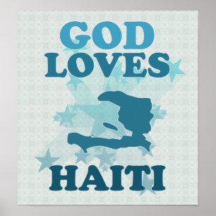 Gott-Lieben Haiti Poster