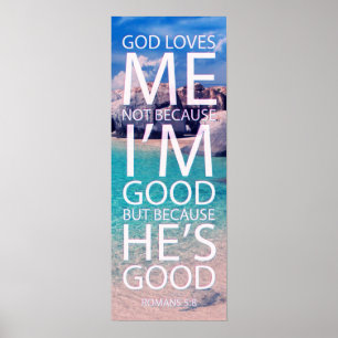 Gott-Lieben ich Wandplakat Poster