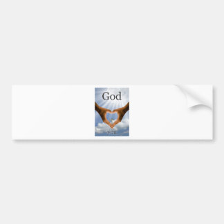 Gott-Lieben Sie Autoaufkleber