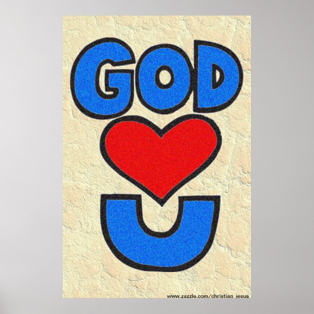 Gott Lieben Sie Poster (Vorne)