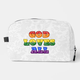 "Gott liebt Alle" Schwul/LGBTQIA+/Queer Christlich Waschbeutel