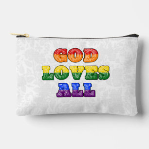 "Gott liebt alle" Schwule/LGBTQIA+/Queere christli Zubehörtasche