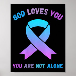 Gott liebt nicht allein Jesus überlebt Selbstmord Poster