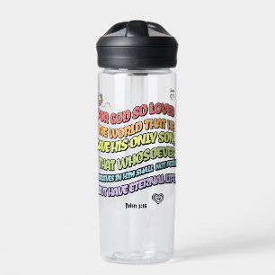 Gott liebte die Welt Trinkflasche