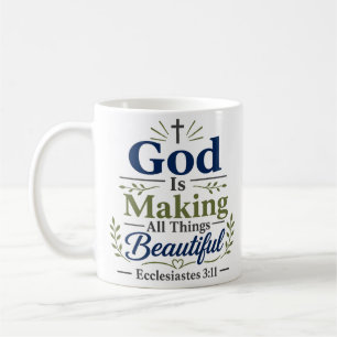 Gott macht alle Dinge schön - Christlicher Spruch Kaffeetasse