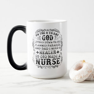 Gott machte eine Krankenschwester Verwandlungstasse