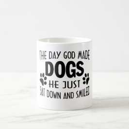 GOTT MACHTE HUNDE KAFFEETASSE