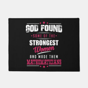 Gott machte Mathematiker unglaublich witzig Beruf Fußmatte