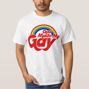 Gott machte mich Gay Rainbow T-Shirt