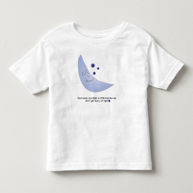 Gott machte Mondlicht-Kleinkind-T - Shirt (Vorderseite)