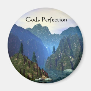 Gott-Perfektion Magnet