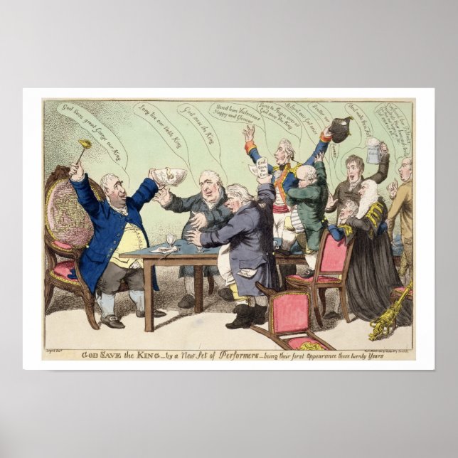 Gott Rettete den König, durch ein neues Set von Kü Poster (Vorne)