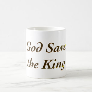 Gott Rettete den König Kaffeetasse