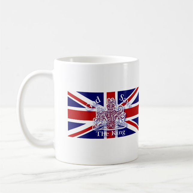 Gott Rettete der König Gedenkfeier Tasse (Links)