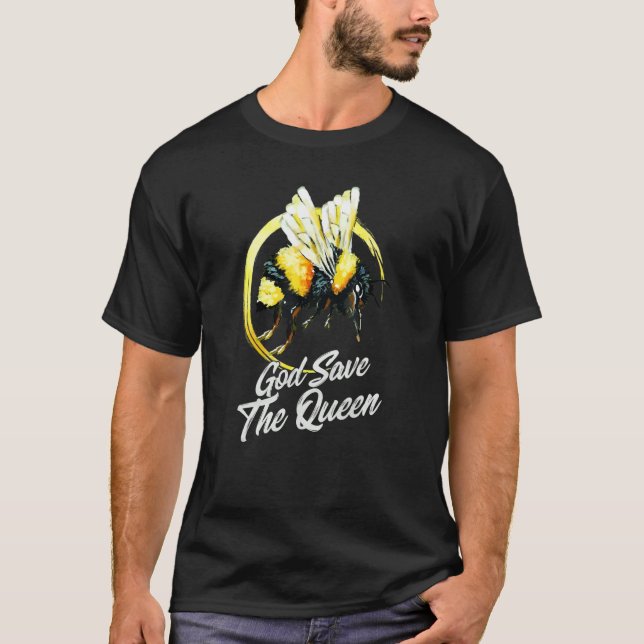 Gott Rettete die Bienenenhüter Bienenhühner Honey  T-Shirt (Vorderseite)
