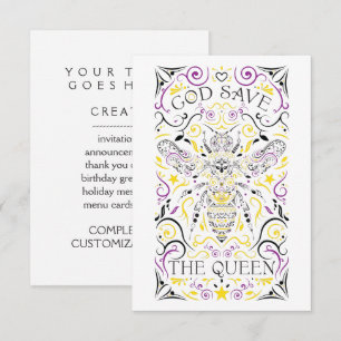 Gott rettete die Königin Einladung