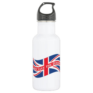 Gott Rettete die Königin mit Union Jack Trinkflasche