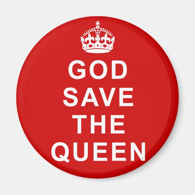 Gott Rettete die Queen-Hemden, Taschen, Geschenke Magnet (Vorne)