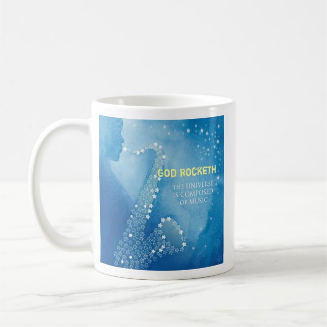Gott Rocketh Kaffeetasse (Links)