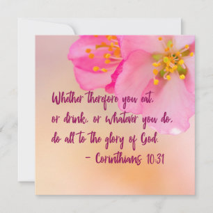 Gott Ruhm Christlich floral Inspiration