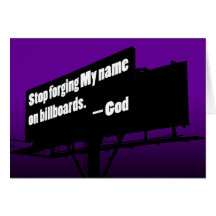 Gott sagt hör auf Billboard-Karte