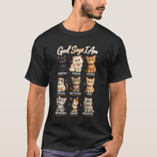 Gott sagt Ich bin Bibelverse Christliche Schrift K T-Shirt
