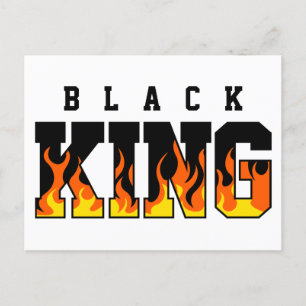 Gott sagt, ich bin Black King Melanin Man Bruh Bro Postkarte