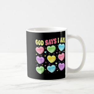 Gott sagt, ich bin Christliche Mädchen Kinder Klei Kaffeetasse