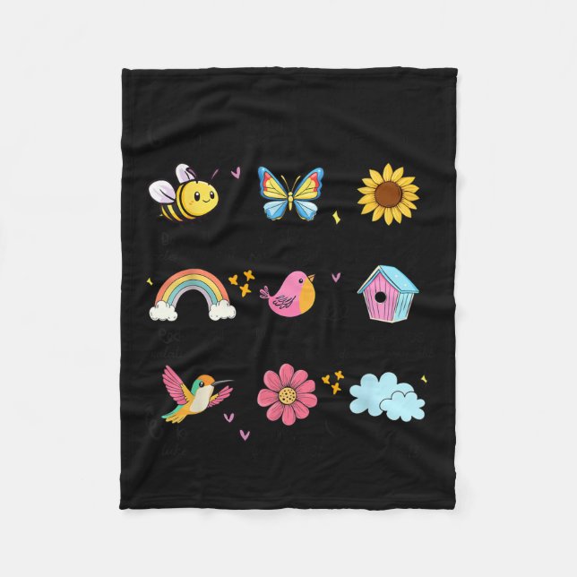 Gott sagt, ich bin der Frühling Christlichen Funny Fleecedecke (Vorderseite)