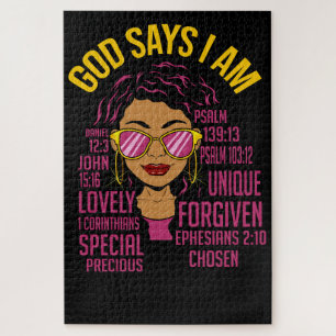 Gott sagt, ich bin schwarz Christlich Melanin Sist