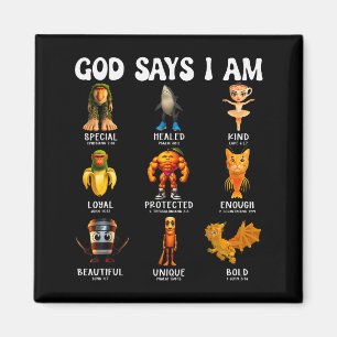 Gott sagt, ich bin skurriles italienisches Gehirnv Magnet