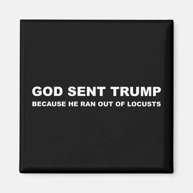 Gott schickte Trump, weil er aus den Schlägen gera Magnet (Vorne)